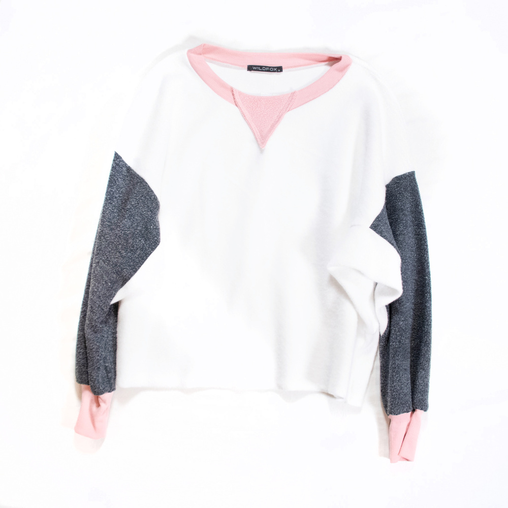 Grey, pink, white Wildfox lounge set - Picture 2 of 8